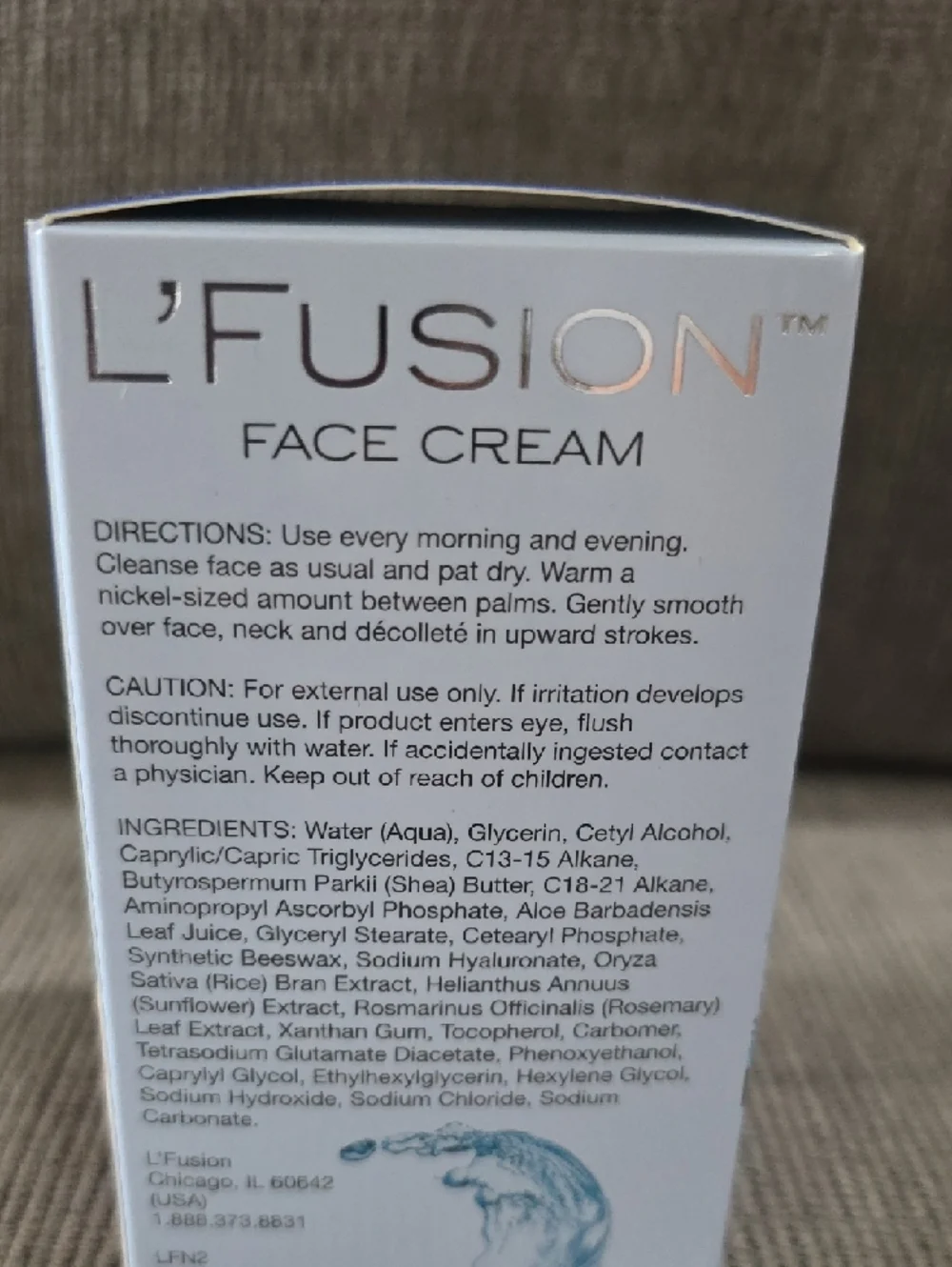 L'Fusion Hyaluronic + Vitamin C Hydrate & Brighten‎ Cream, New, 1.7oz.
